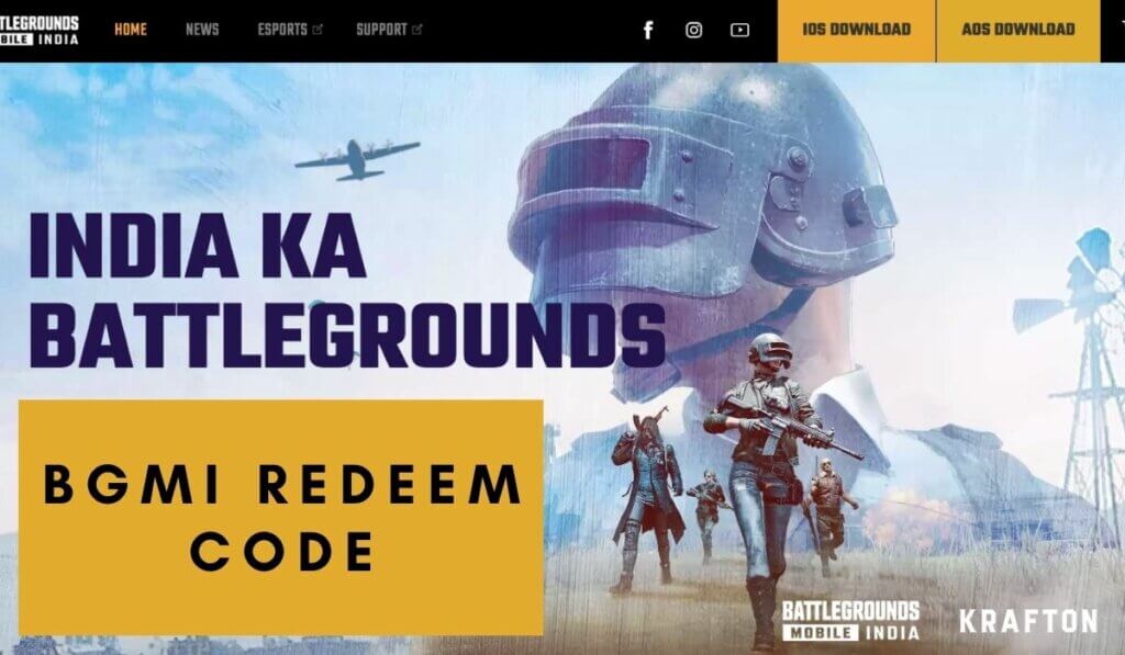 BGMI Redeem Code Today 22 October 2021 Battlegrounds Mobile Free Rewards codes