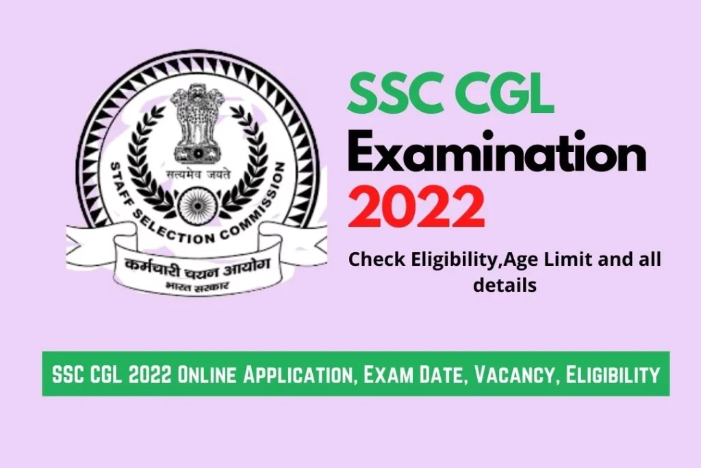 SSC CGL 2022 Examination notifications