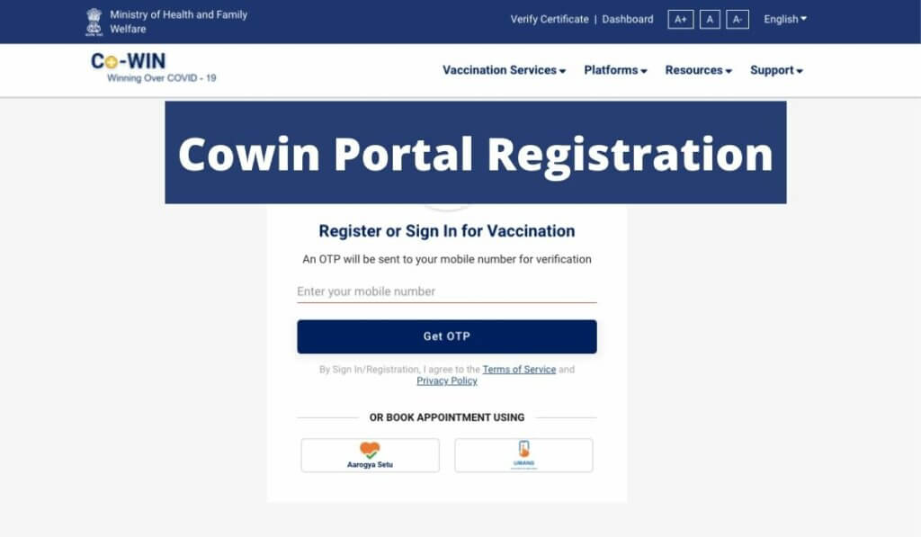Cowin Portal Registration -cowin.gov.in Covid Vaccine registration for 18 years older