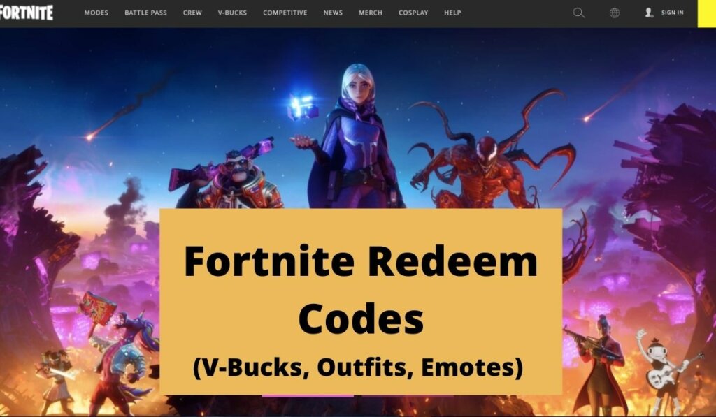 Fortnite Redeem Code (October 2021) Free V-Bucks, Outfits, Emotes redeem Codes