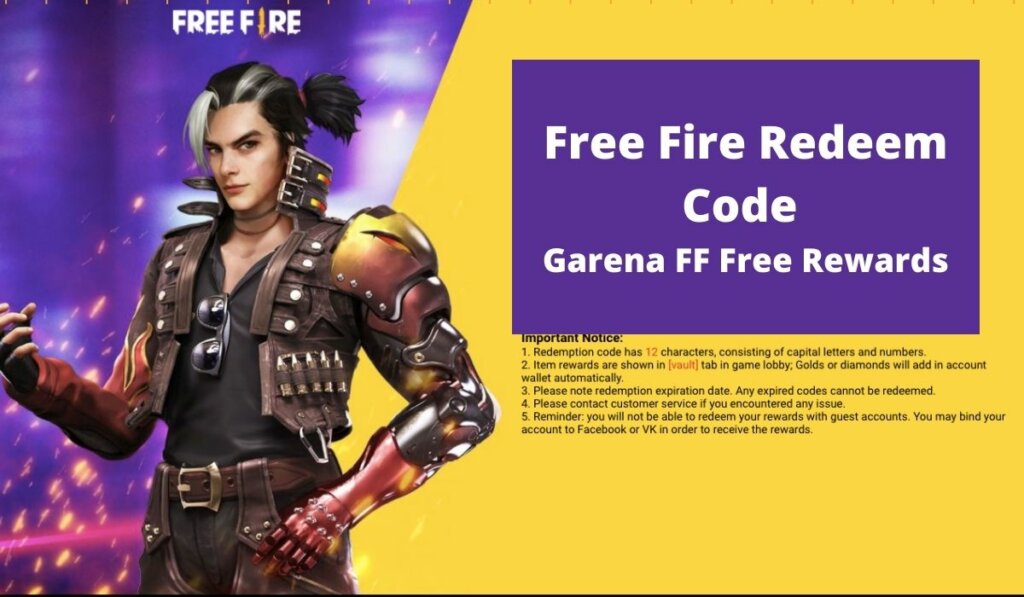 Free fire redeem code singapore