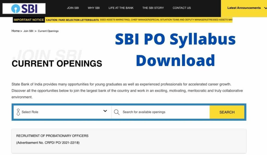 SBI PO Syllabus 2021 Download Prelims and Mains Exam Pattern, Best Books