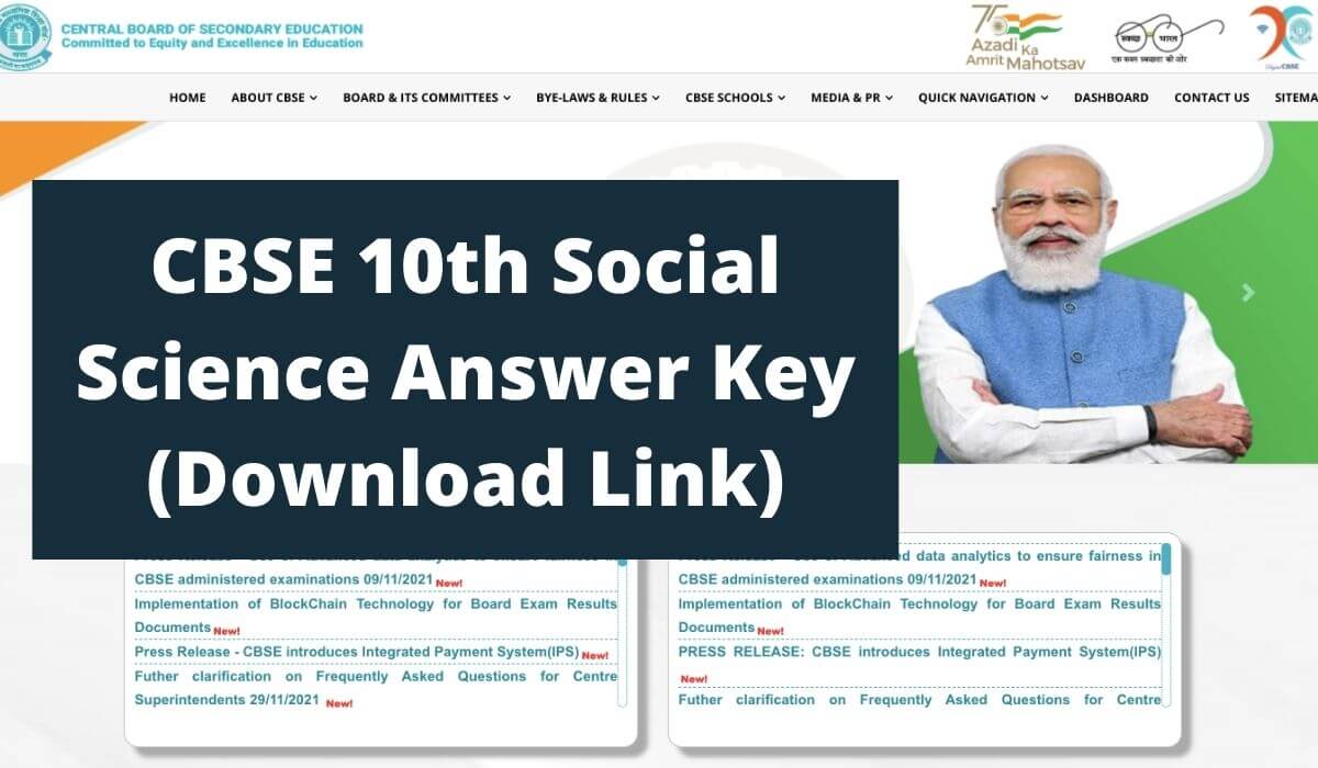 CBSE 10th Social Science Answer Key 2021 (Download Link) Class 10 Exam Solutions