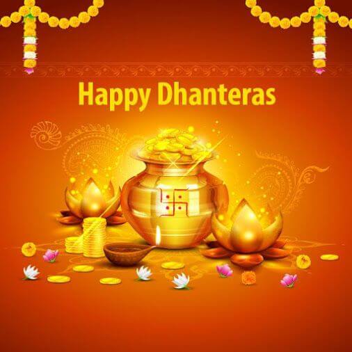 Happy Dhanteras 2021 Wishes Best Messages, Quotes, Images, WhatsApp & Facebook Status 3