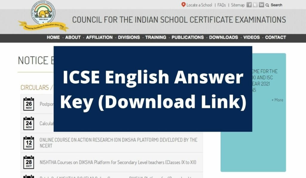 ICSE English Answer Key 2021 (Download Link) CISCE Class 10 Exam Solutions