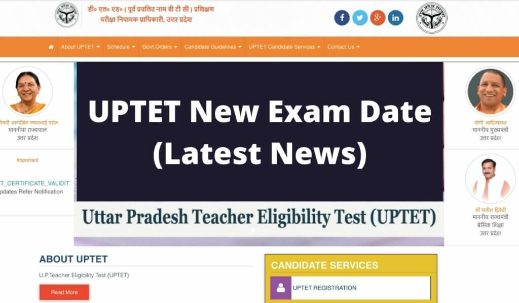 UPTET New Exam Date 2021 Latest News Check at updeled.gov.in