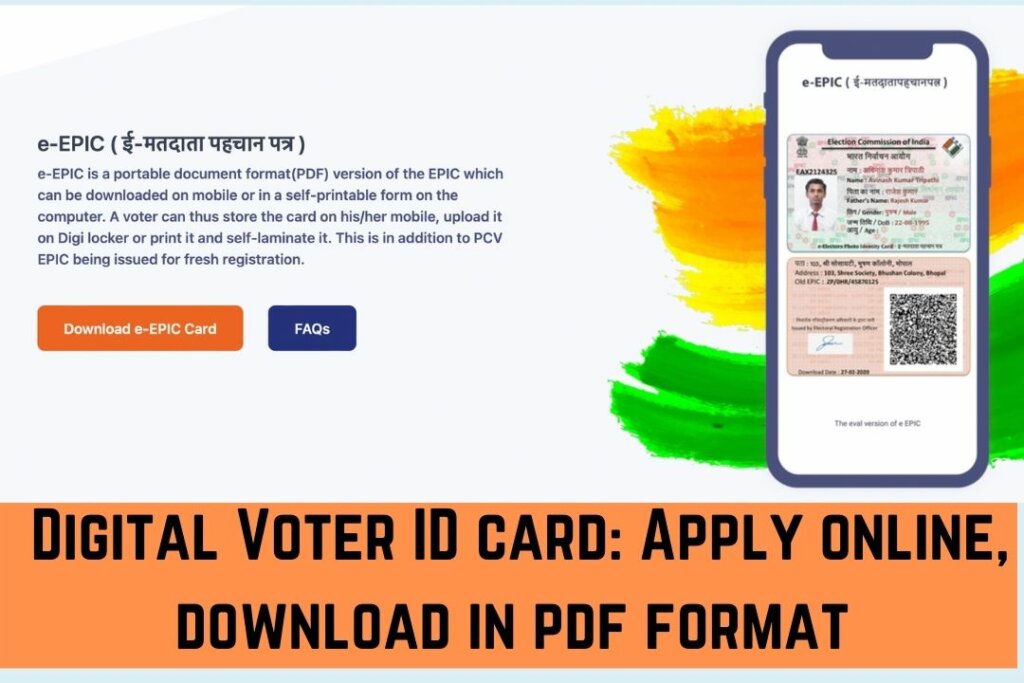 Digital voter ID card 
