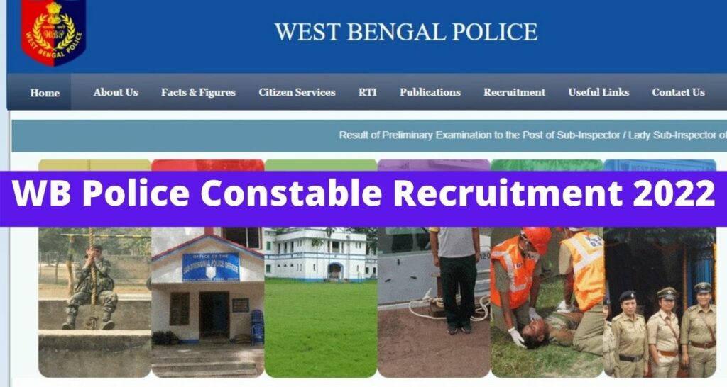 WB Police Constable Recruitment 2022