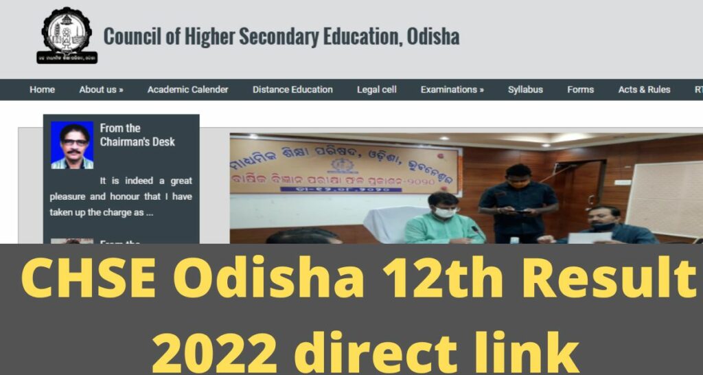 CHSE 12th Result 2022