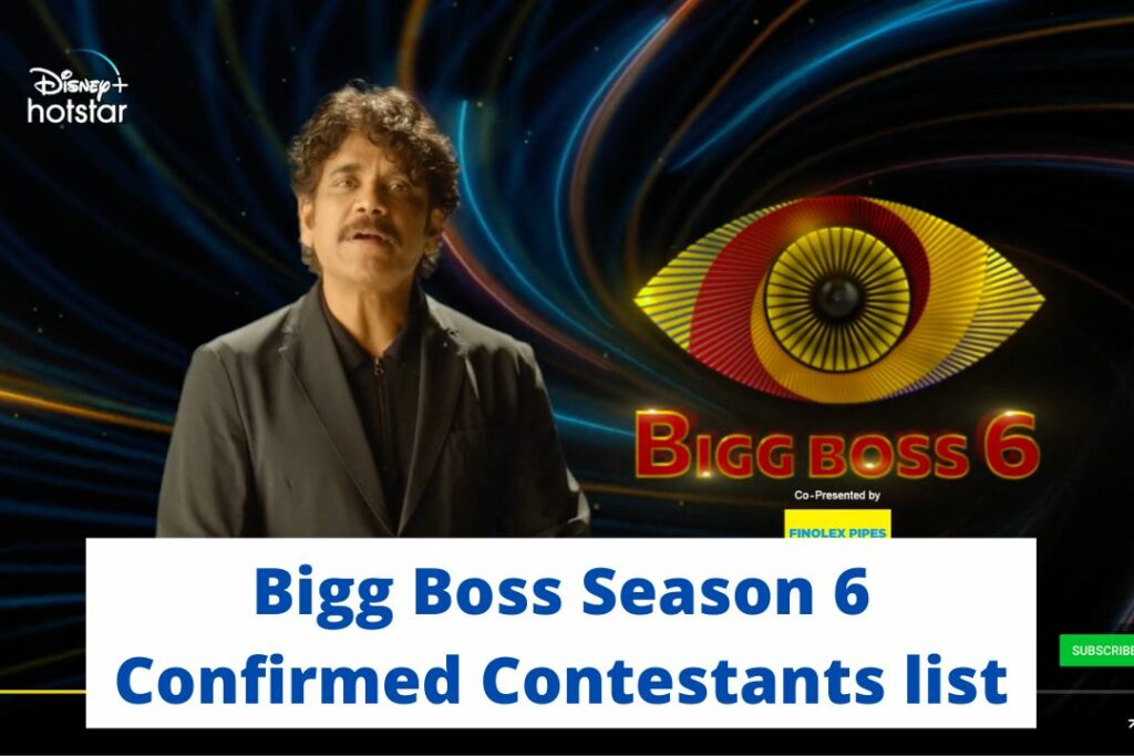 Bigg Boss Season 6 Telgu Contestant Lists