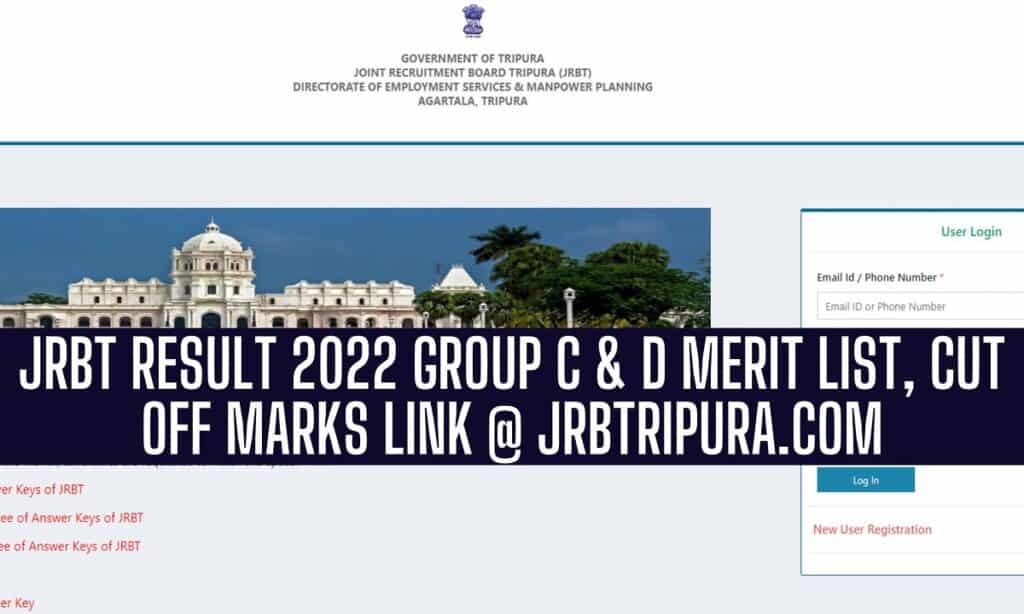 JRBT Tripura LDC Group C Result 2022,Download @jrbtripura.com [लिंक]