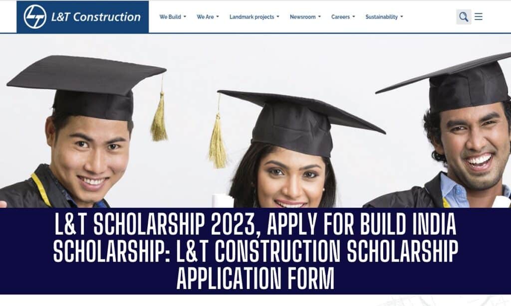L&T Scholarship 2023, Build India Scholarship, Syllabus, Login, Exam Date