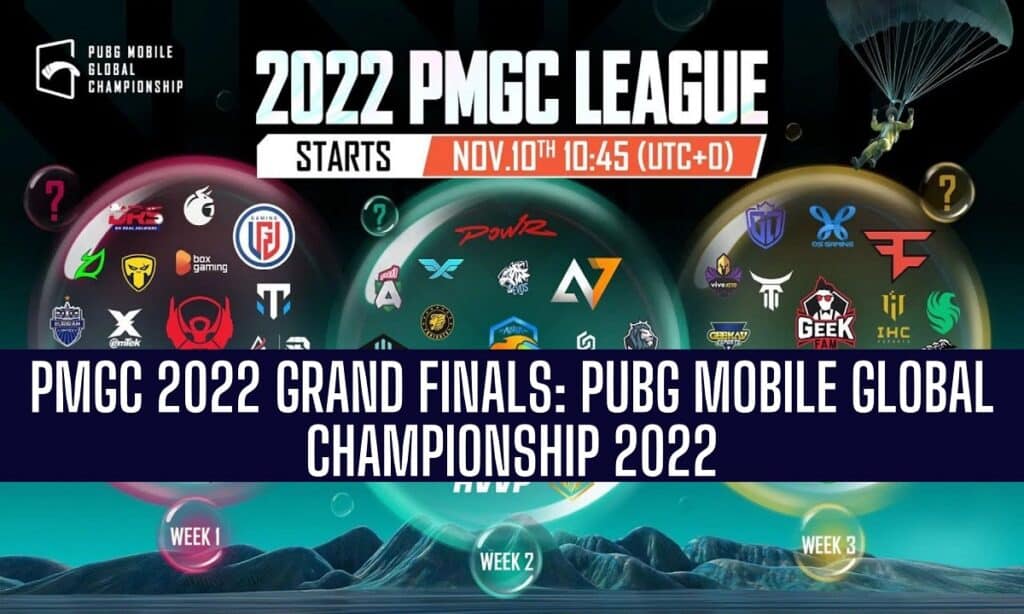 PMGC Grand Finals 2023, Ranking, Match Schedule, Participating teams
